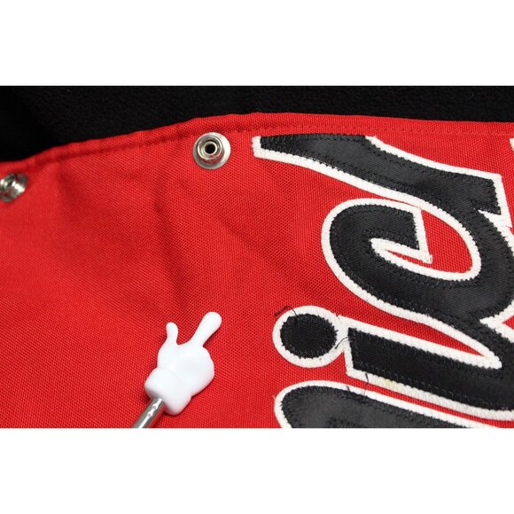Victory Custom Athletic men's snap front fleece lined baseball varsity jacket M - Picture 9 of 14
